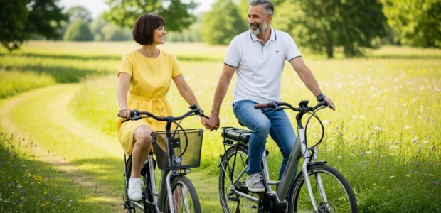 Electric Bikes Couple